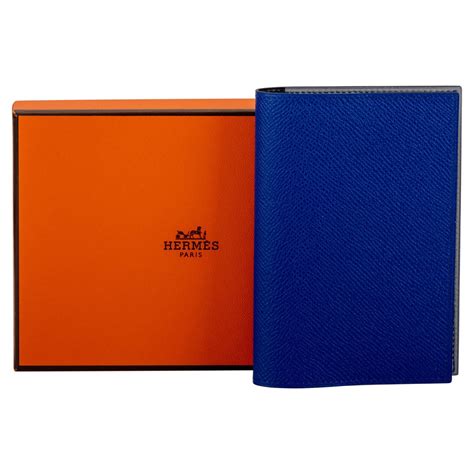 hermes new collection blue wallet|Hermes passport holder.